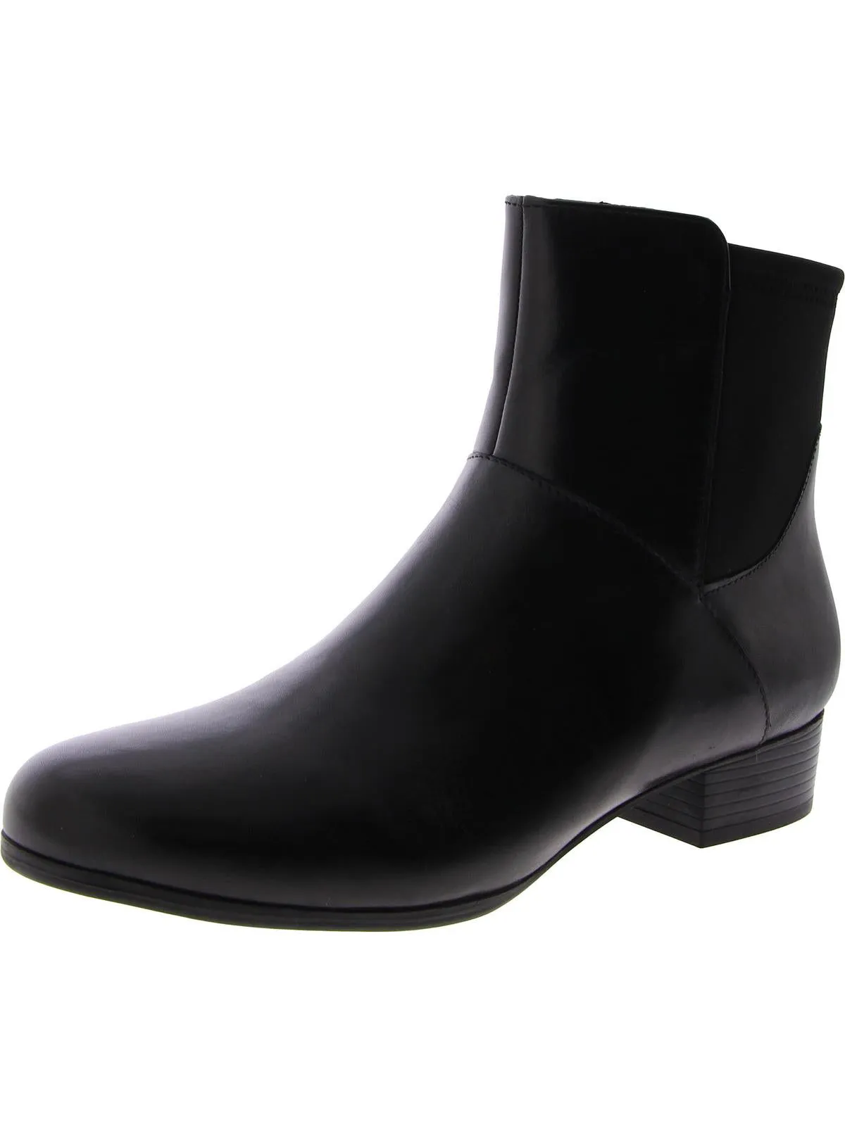 Magnolia Womens Leather Almond Toe Ankle Boots
