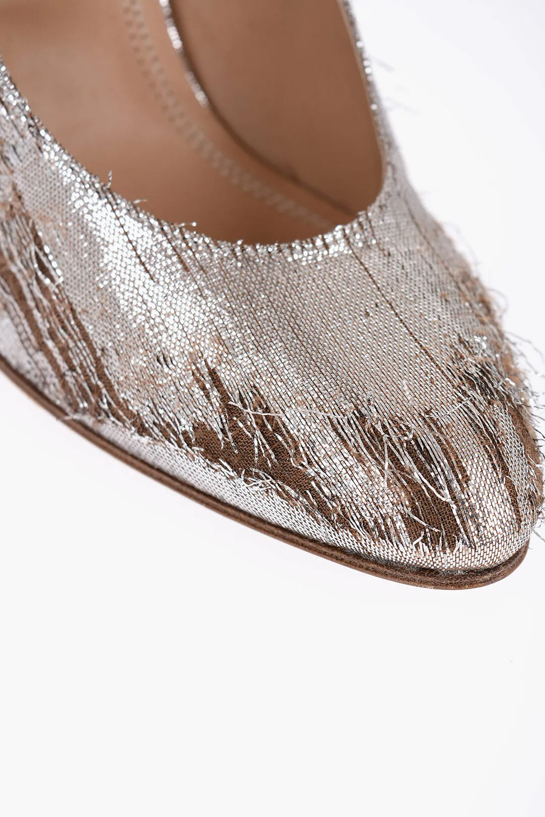 Maison Margiela Vintage Effect Lurex Pumps