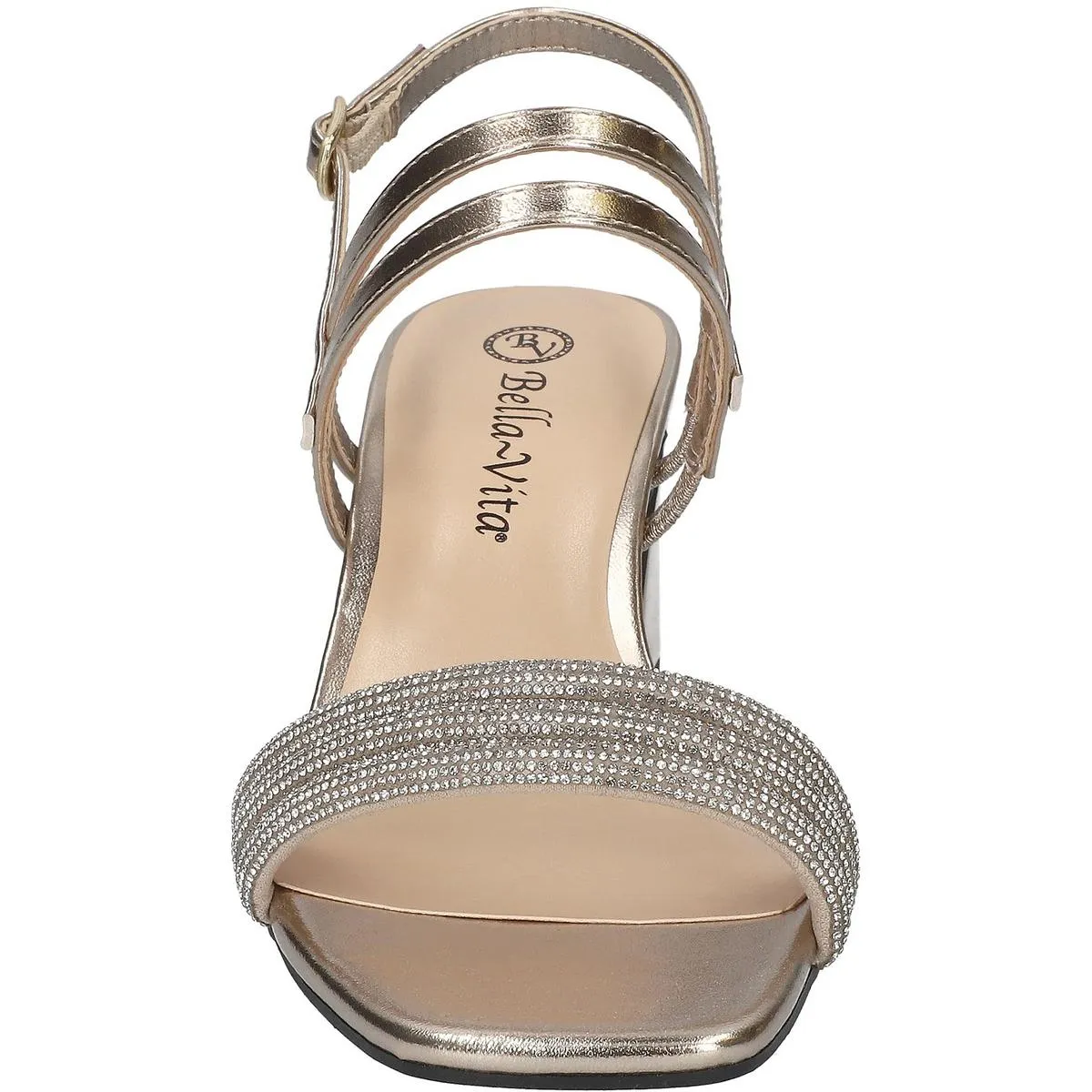MAJESTY Womens Strappy Manmade Block Heels