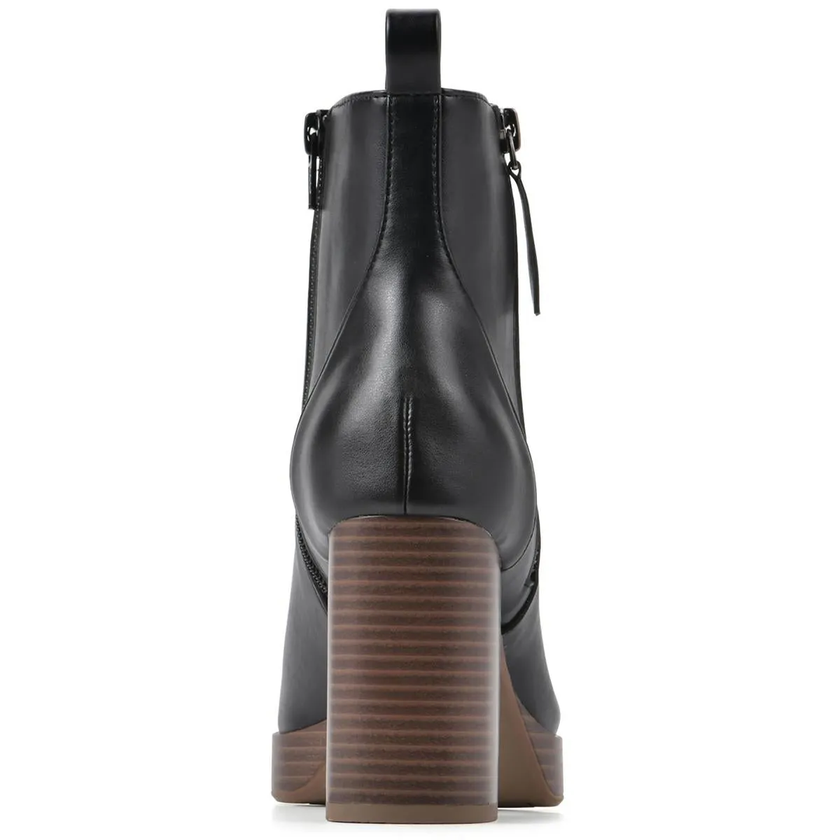Manito Womens Ankle Block Heel Ankle Boots