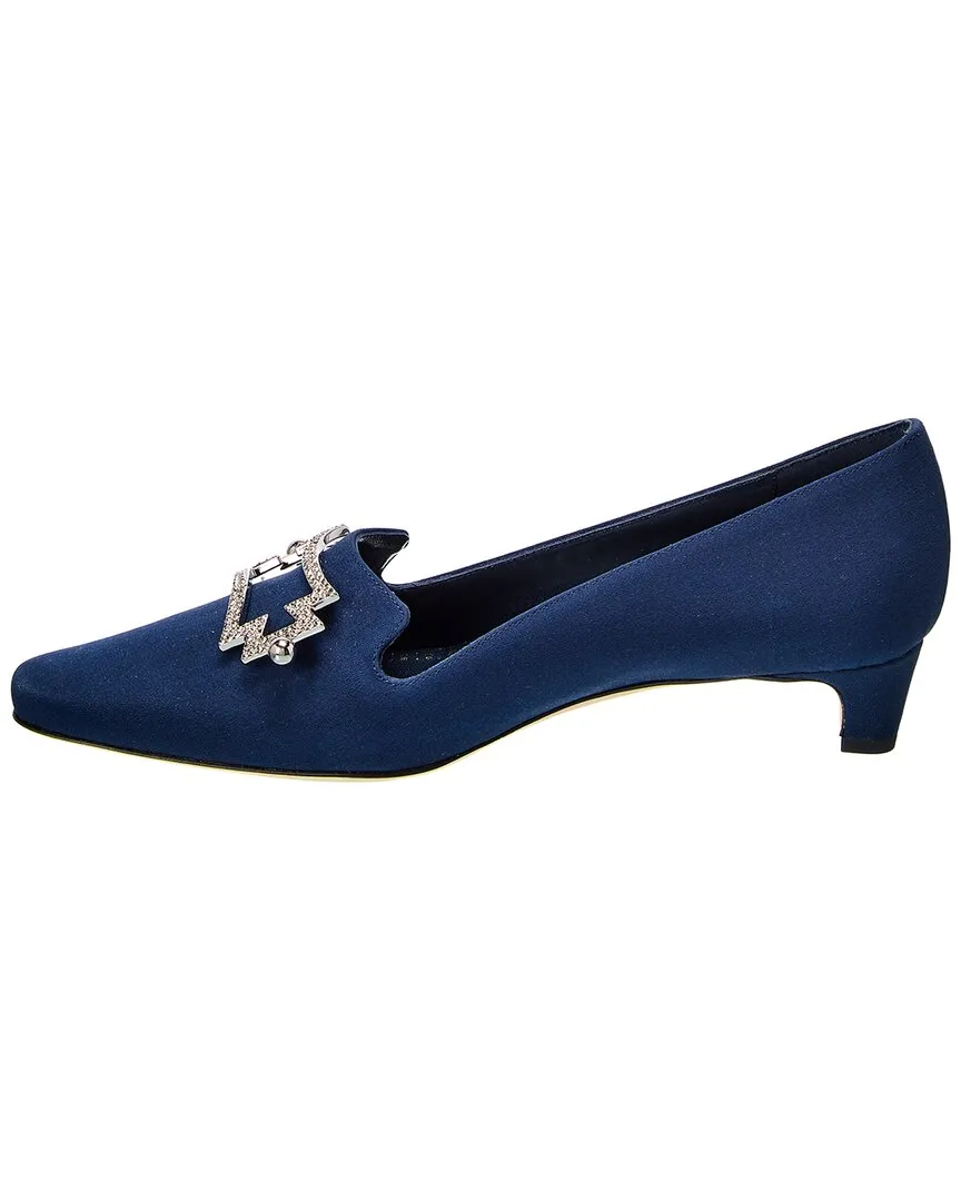 Manolo Blahnik Ansulialo 30 Silk Pump