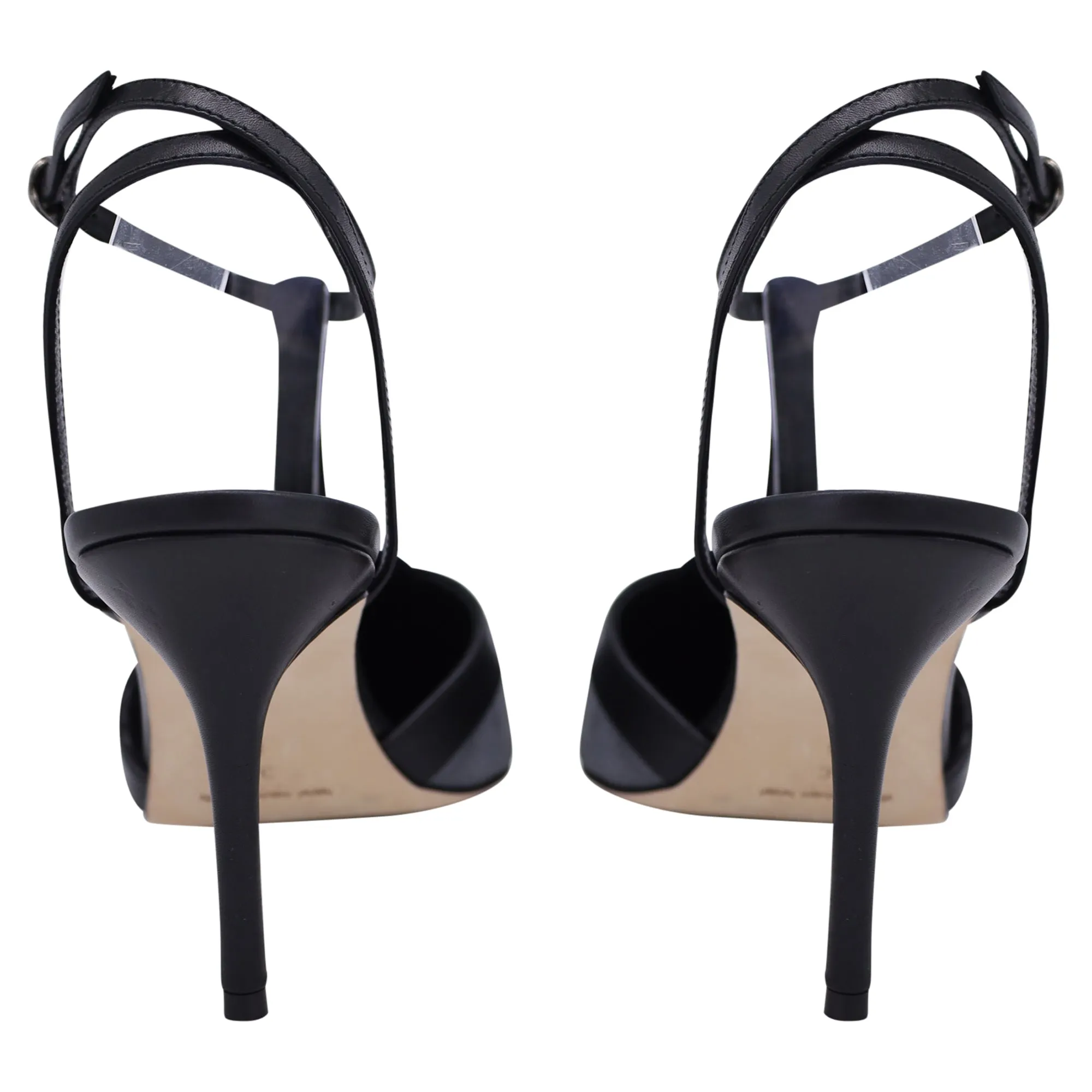 Manolo Blahnik Catillo Color-Block Sling Back Pumps in Grey and Blue Suede