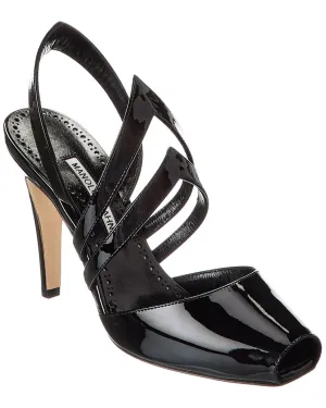 Manolo Blahnik Develi 105 Patent Pump
