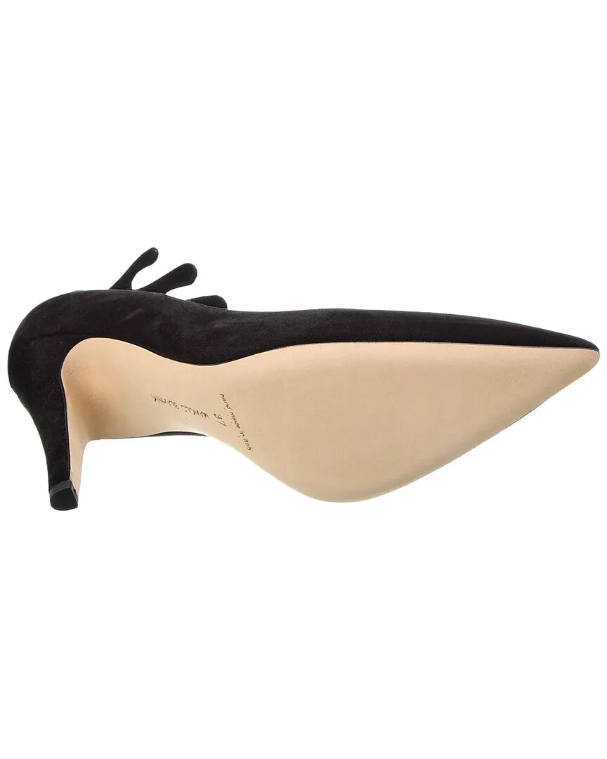 Manolo Blahnik Florettehi 105 Suede Pump
