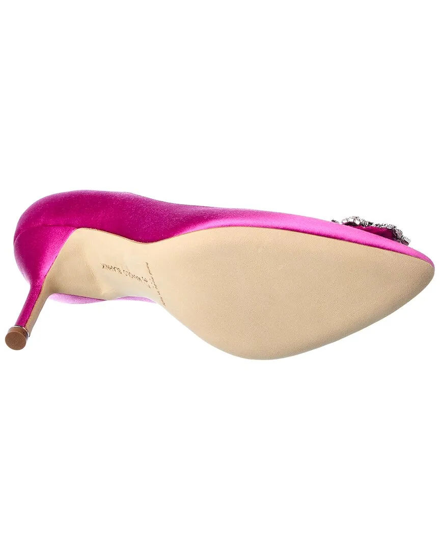 Manolo Blahnik Hangisi 90 Satin Pump