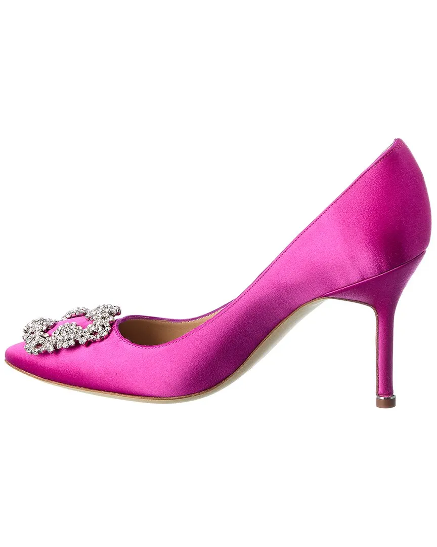 Manolo Blahnik Hangisi 90 Satin Pump