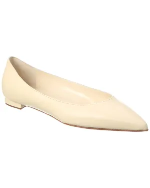 Manolo Blahnik Kietta Leather Flat