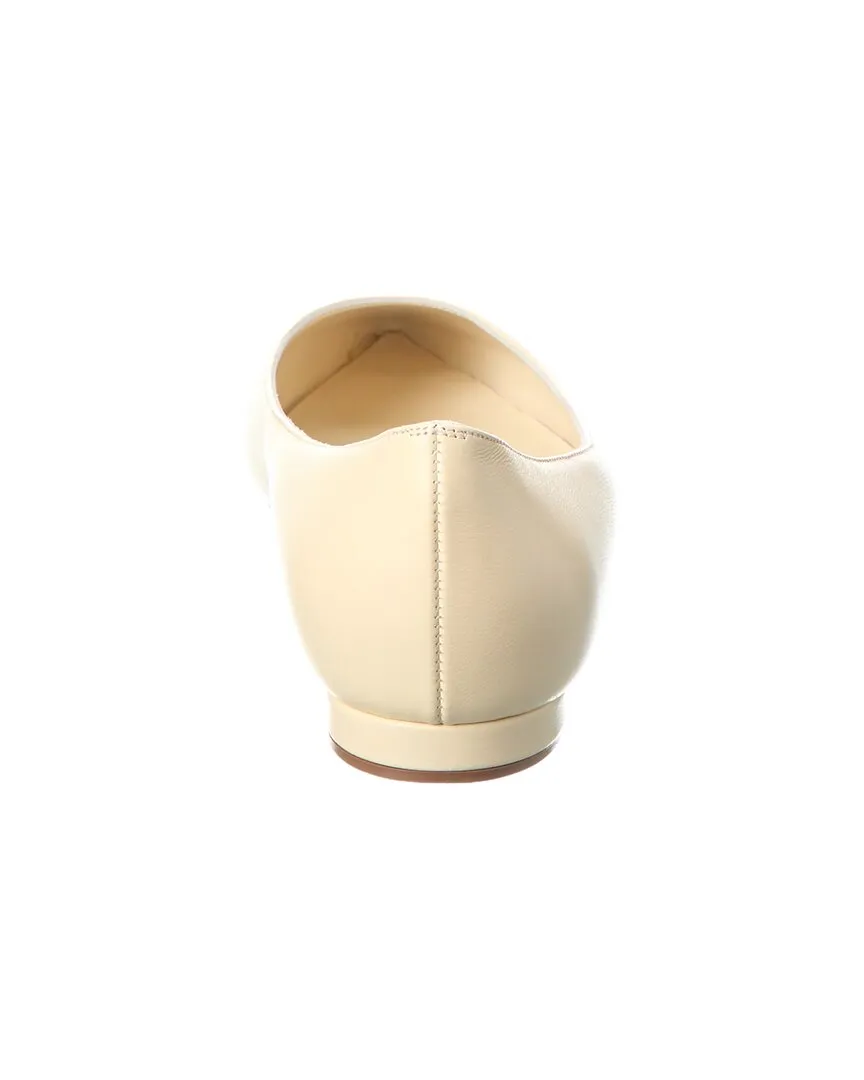 Manolo Blahnik Kietta Leather Flat