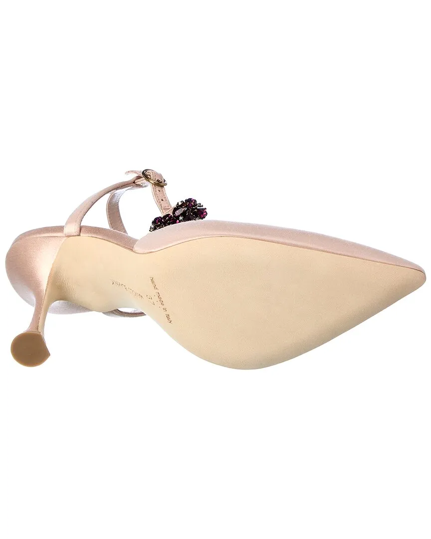 Manolo Blahnik Mabina 105 Satin Pump
