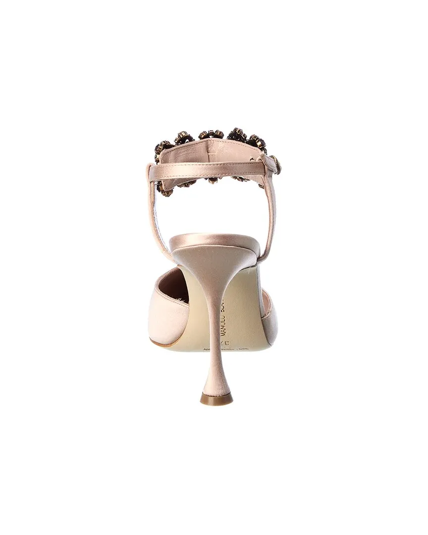 Manolo Blahnik Mabina 105 Satin Pump