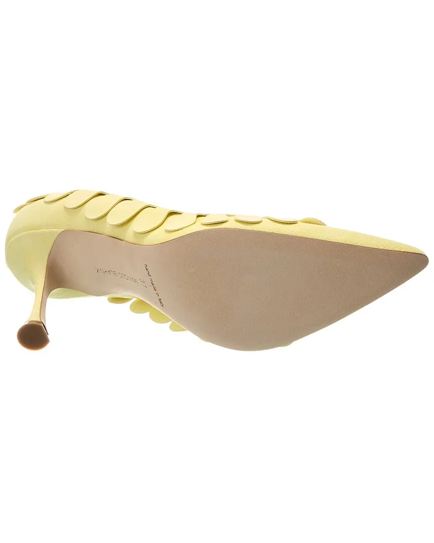 Manolo Blahnik Tamak 90 Suede Pump