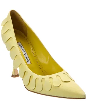 Manolo Blahnik Tamak 90 Suede Pump