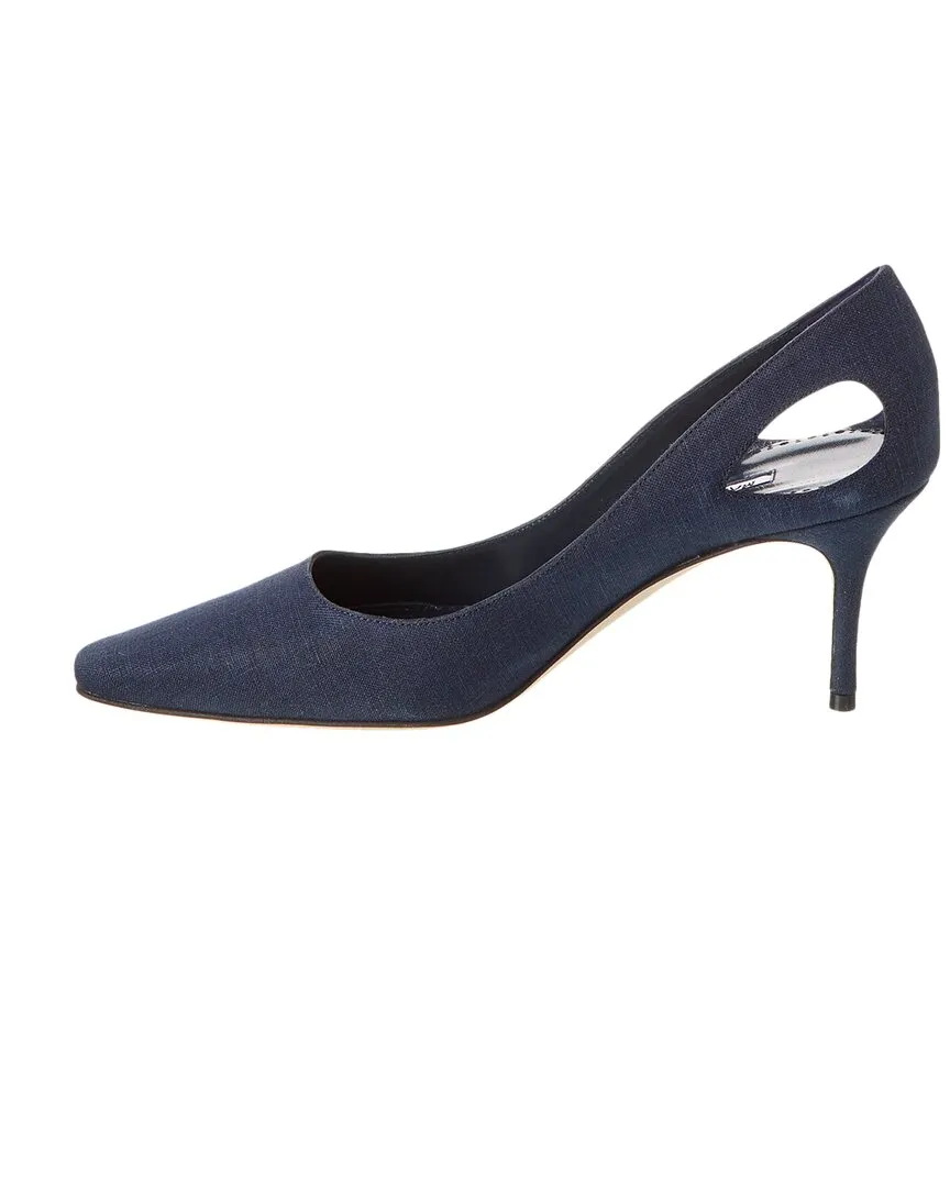 Manolo Blahnik Toplaca 70 Linen Pump