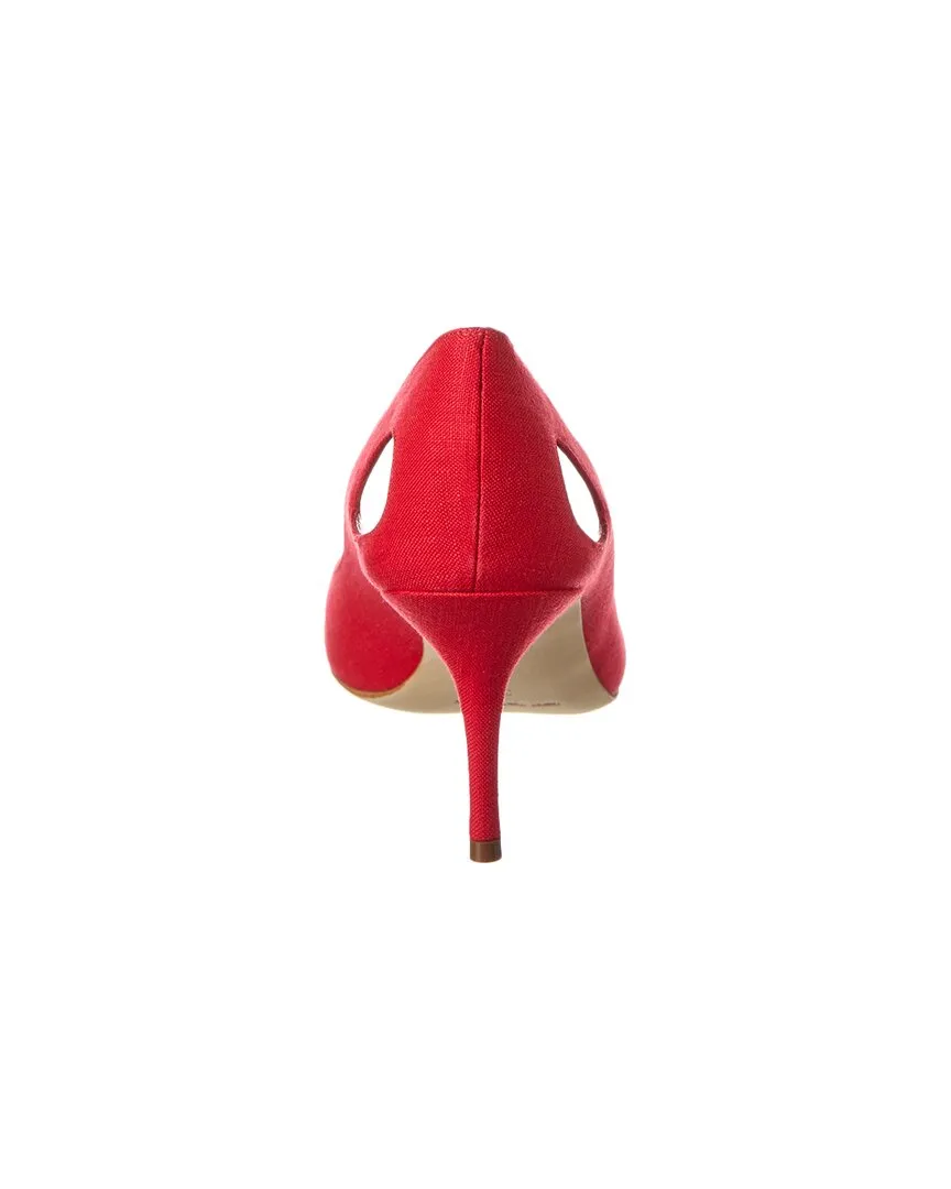 Manolo Blahnik Toplaca 70 Linen Pump