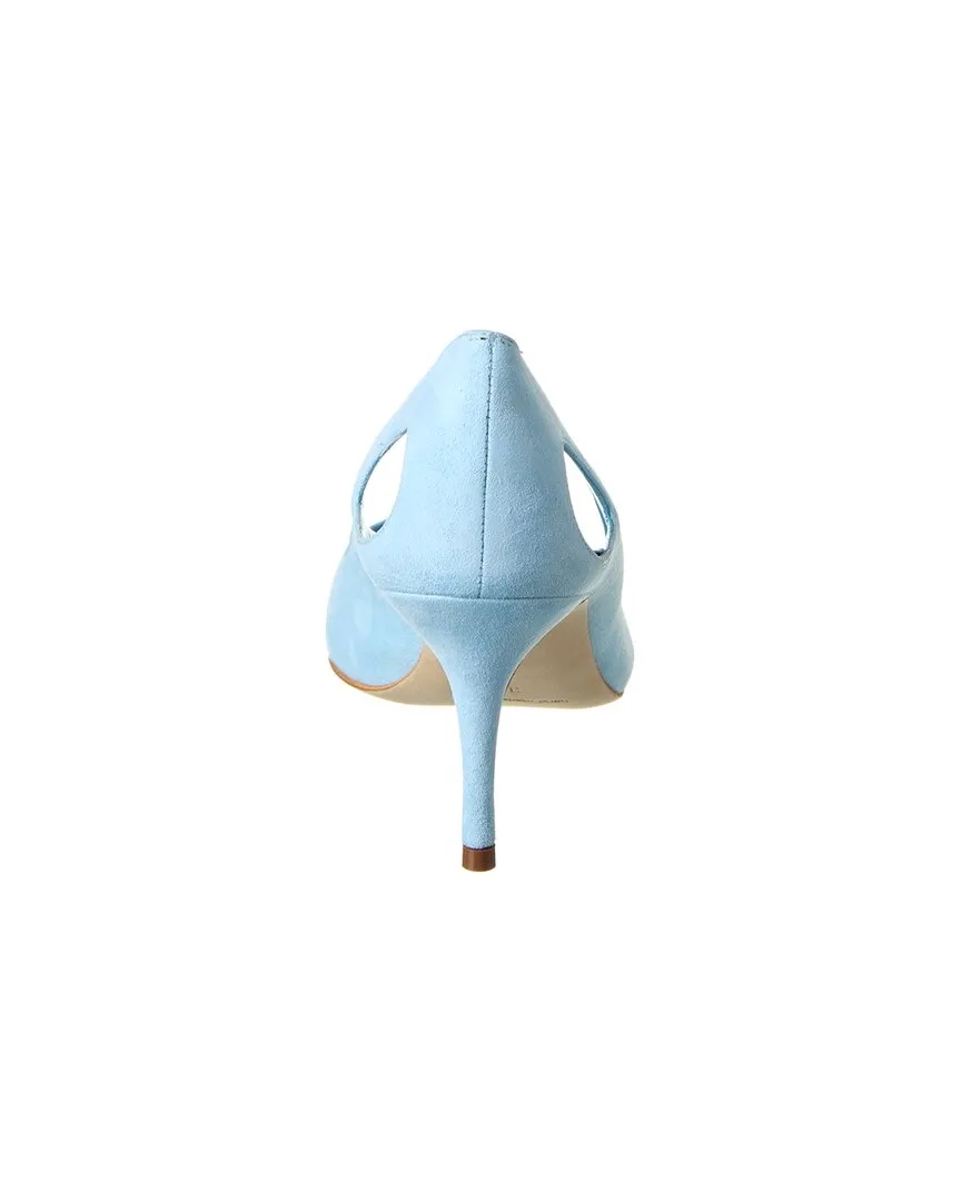 Manolo Blahnik Toplaca 70 Suede Pump