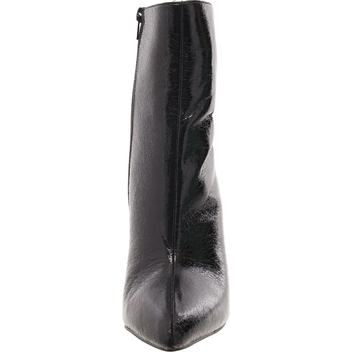 Mardi Womens Faux Leather Pointed Toe Ankle Boots