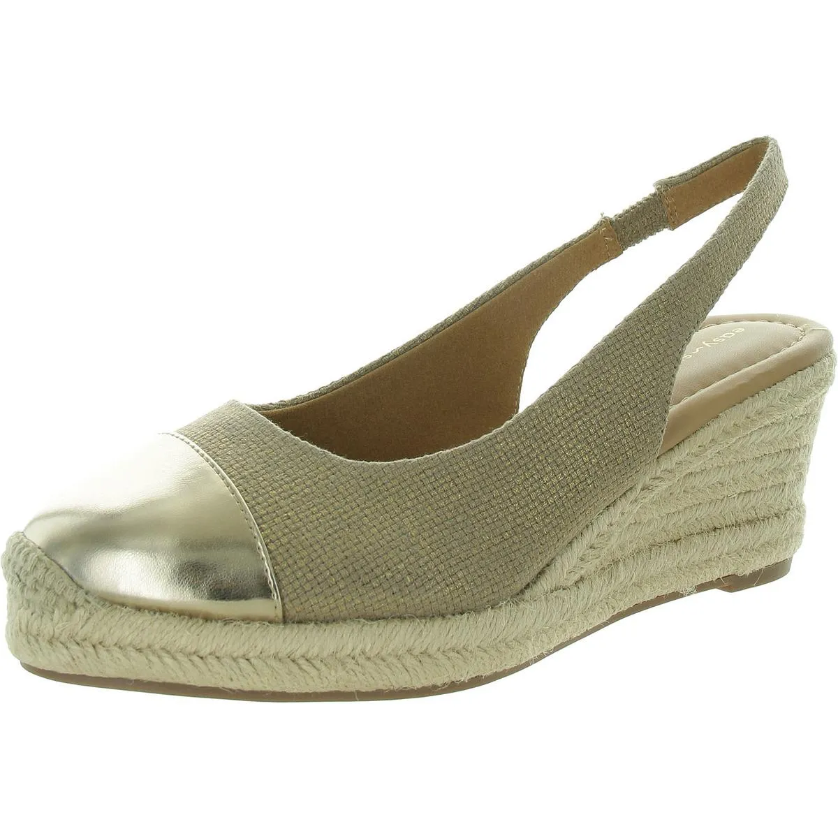 Margie 7 Womens Cushioned Footbed Slingback Heels