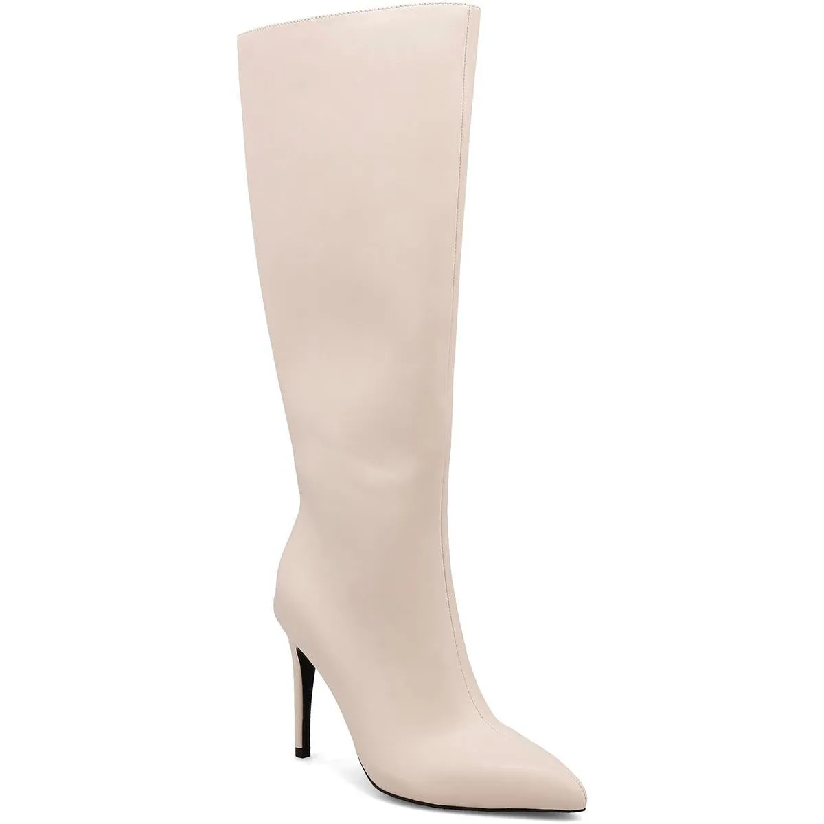 MARYSOL Womens Faux Leather Pull On Knee-High Boots