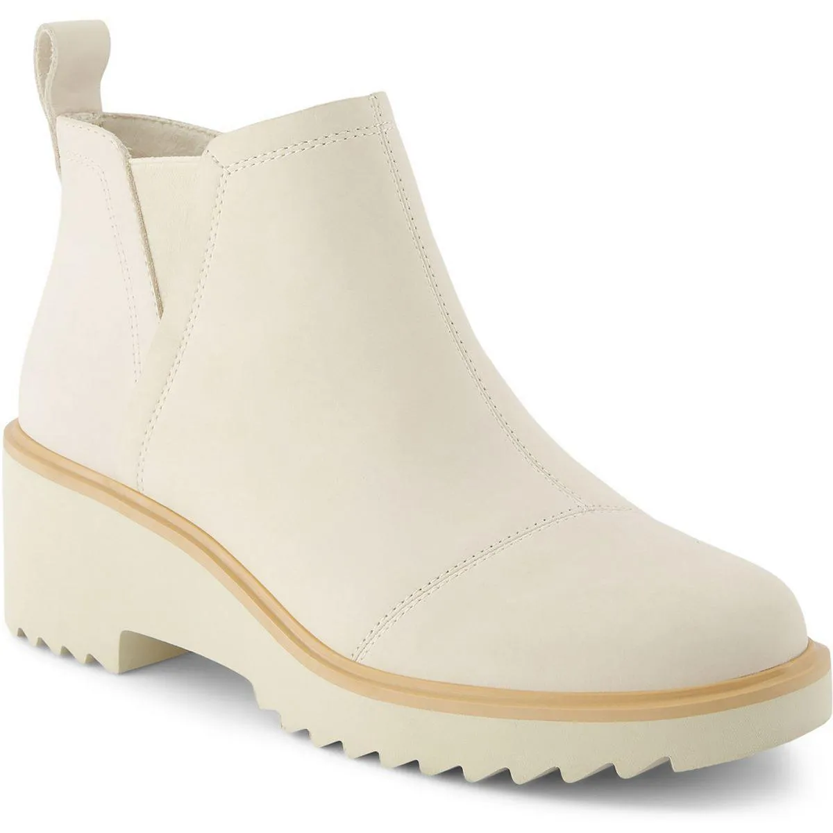 Maude Womens Wedges Suede Mid-Calf Boots