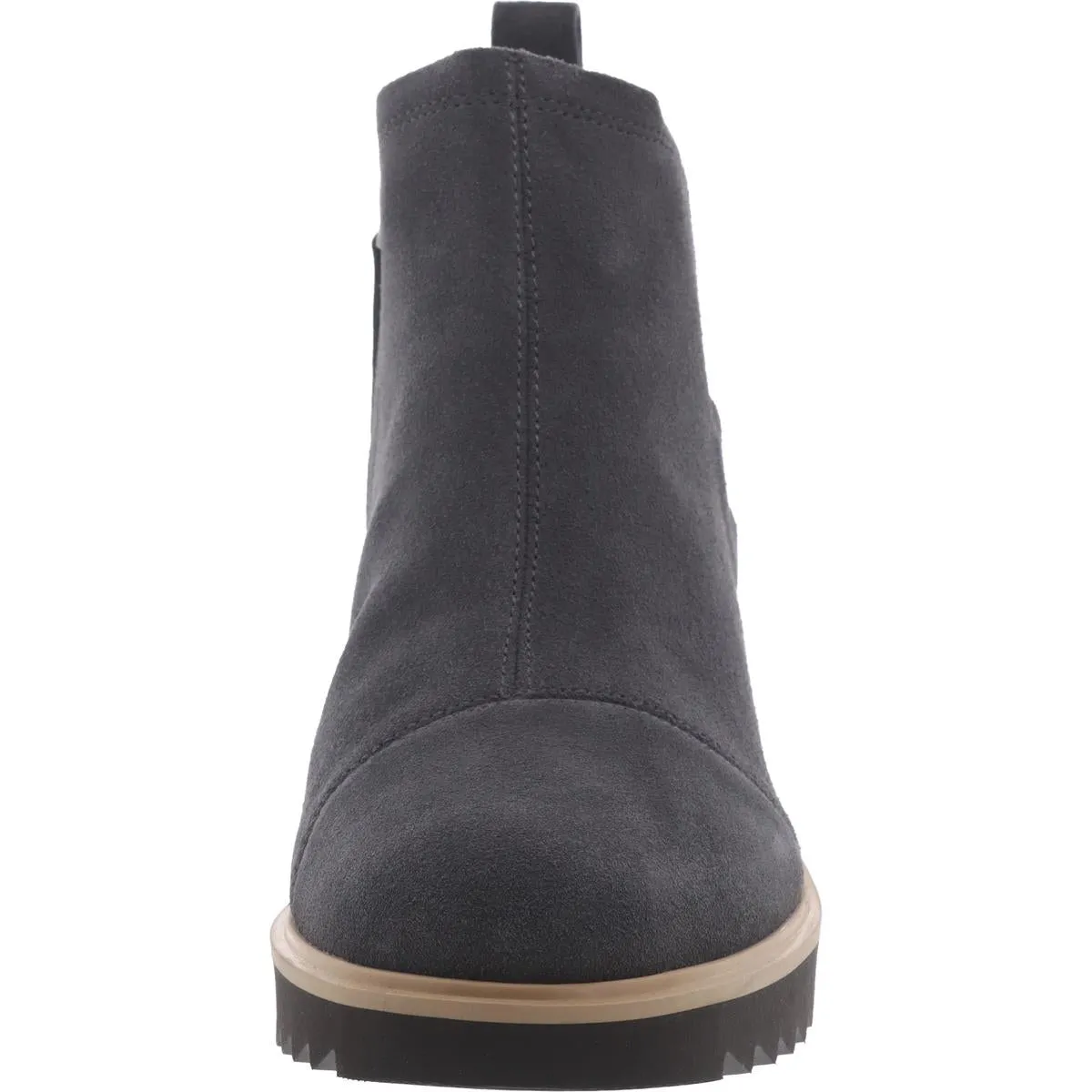 Maude Womens Wedges Suede Mid-Calf Boots