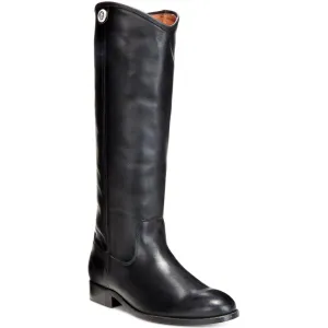 Melissa Button 2 Womens Leather Knee-High Riding Boots
