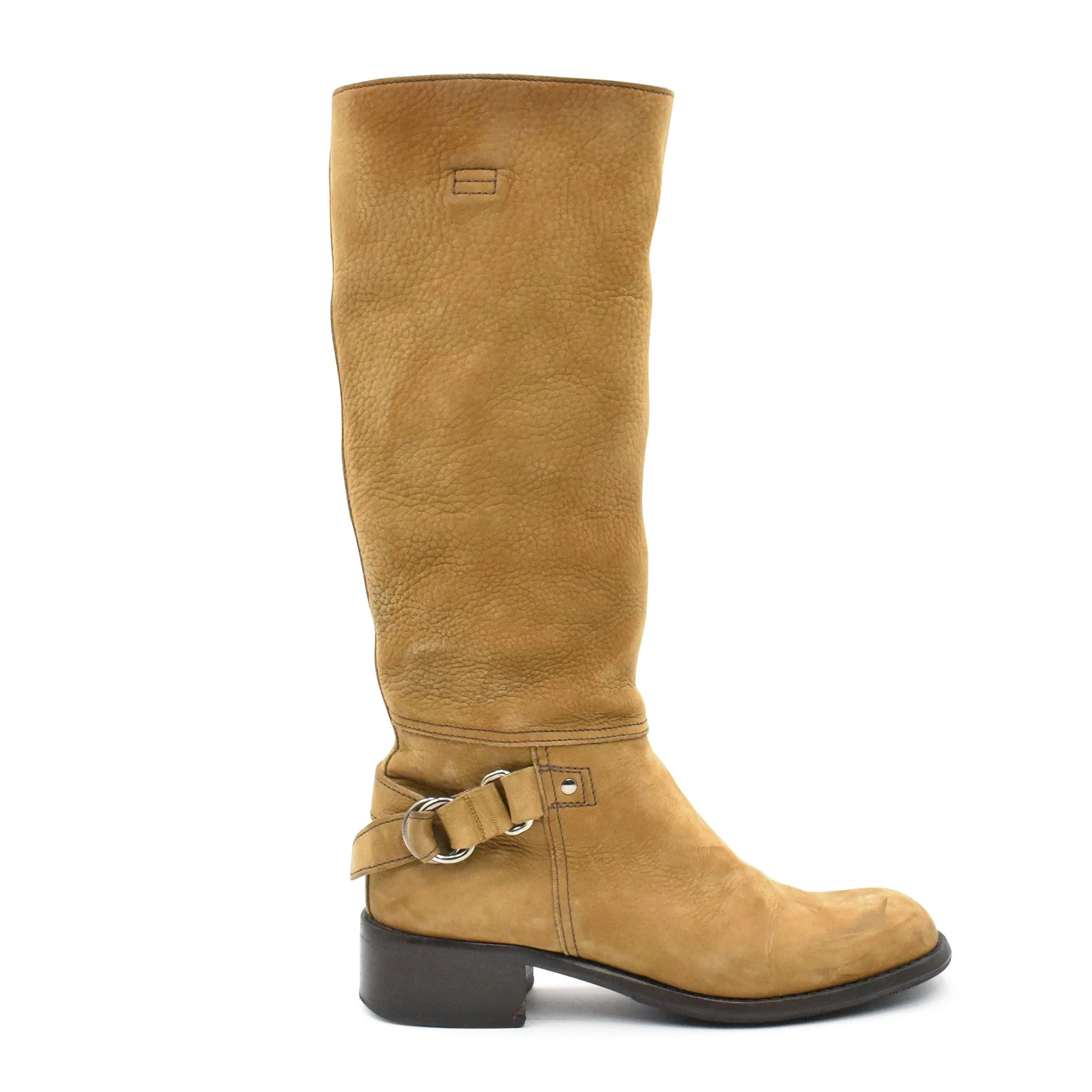 Miu Miu Calf-High Boots - Women's 37.5