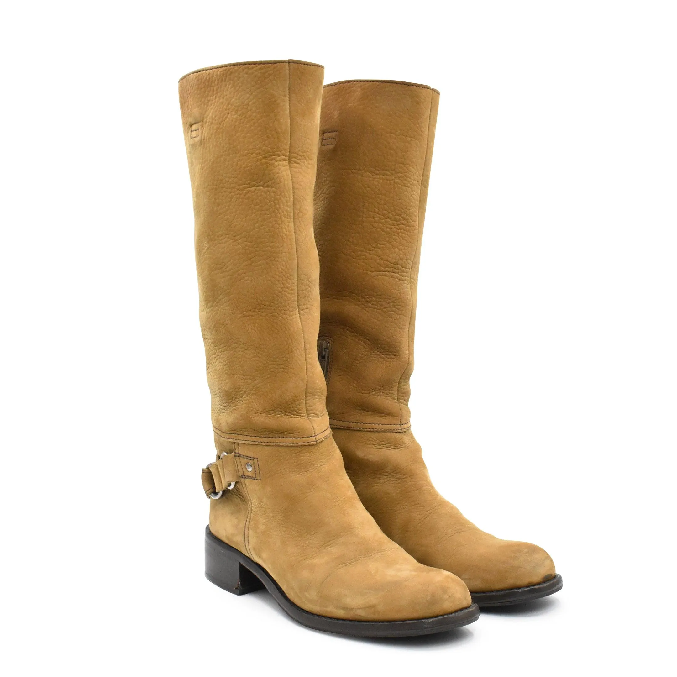 Miu Miu Calf-High Boots - Women's 37.5