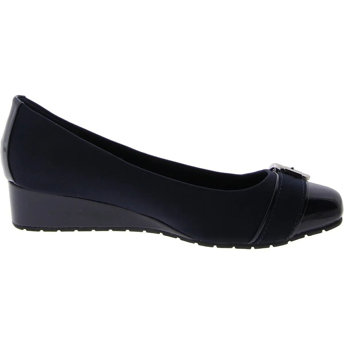 MORGAN Womens Round toe Slip on Wedge Heels