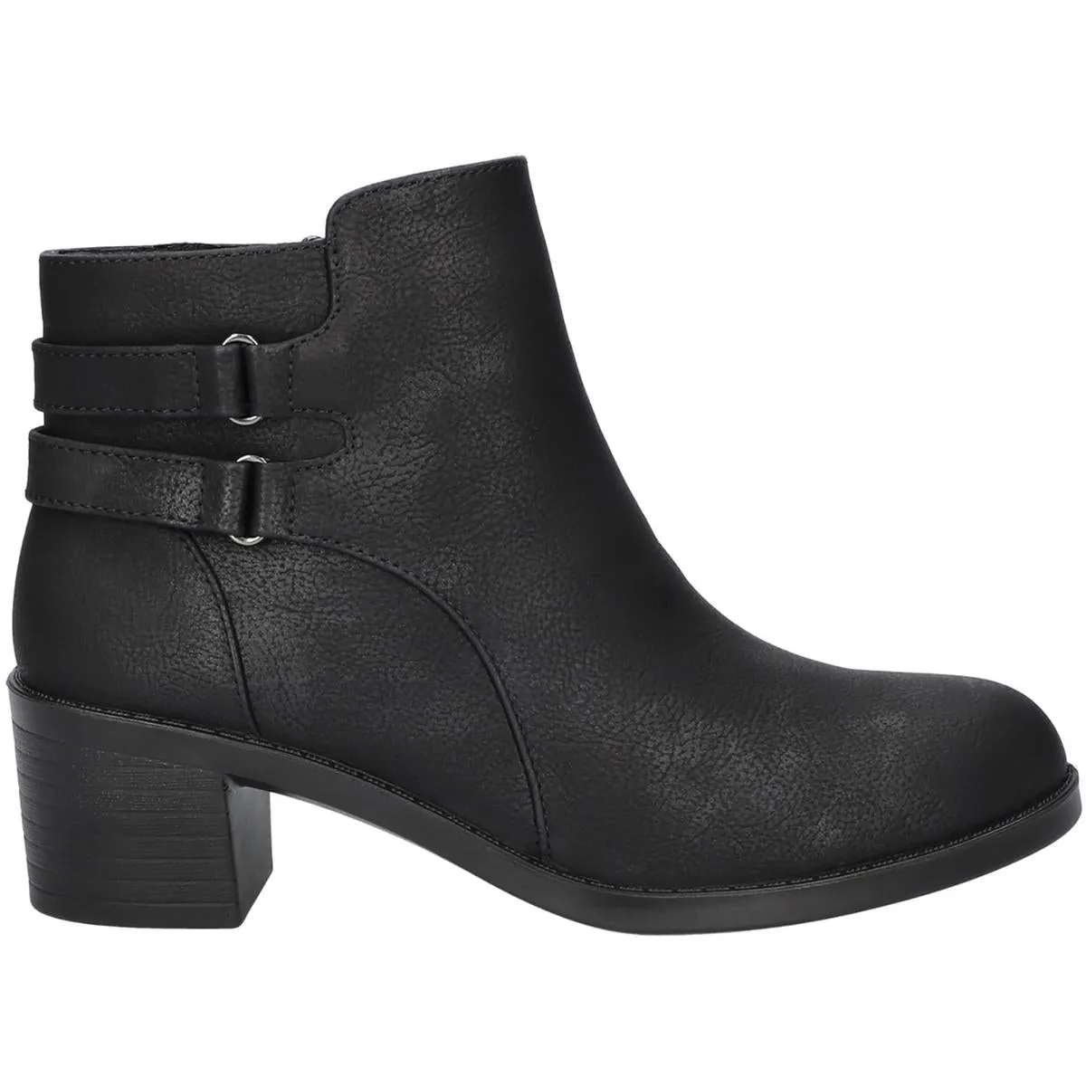 MURPHY Womens Faux Leather Block heel Ankle Boots