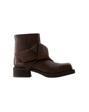 Musubi W Boots - Acne Studios - Leather - Dark Brown