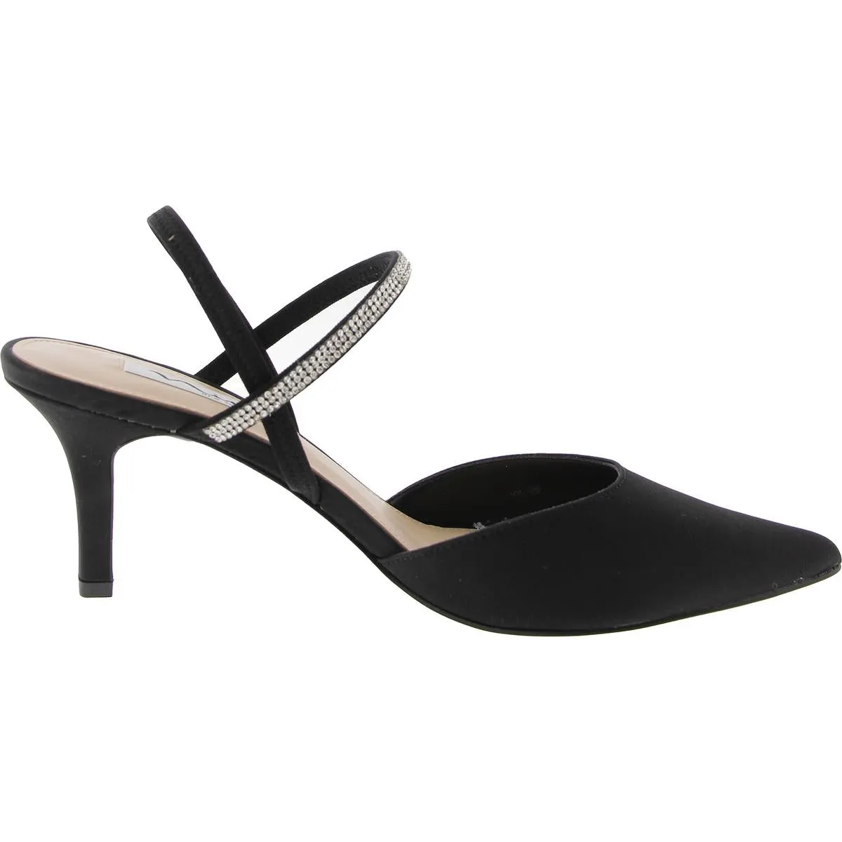 N242514 Womens Sequined Leather Ankle Strap