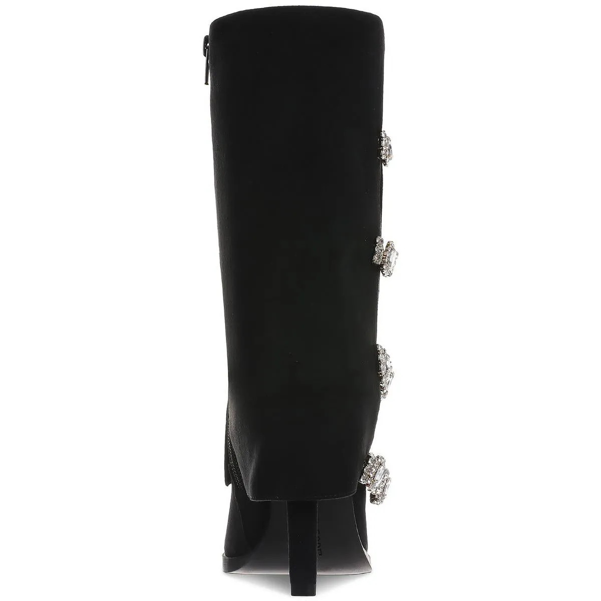 Nami Womens Embellished Man Made Mid-Calf Boots