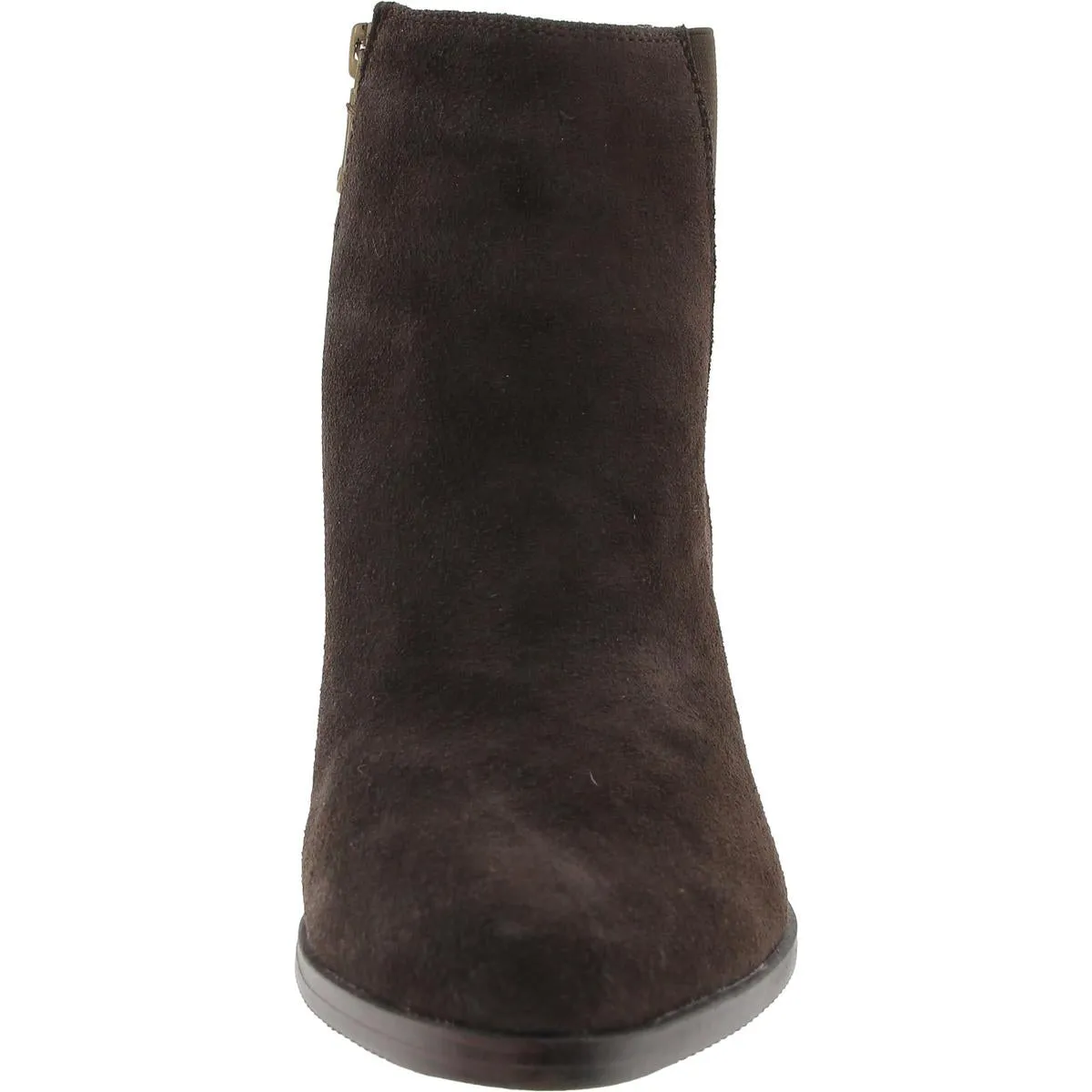 Nanite Womens Zip Up Pointed Toe Ankle Boots
