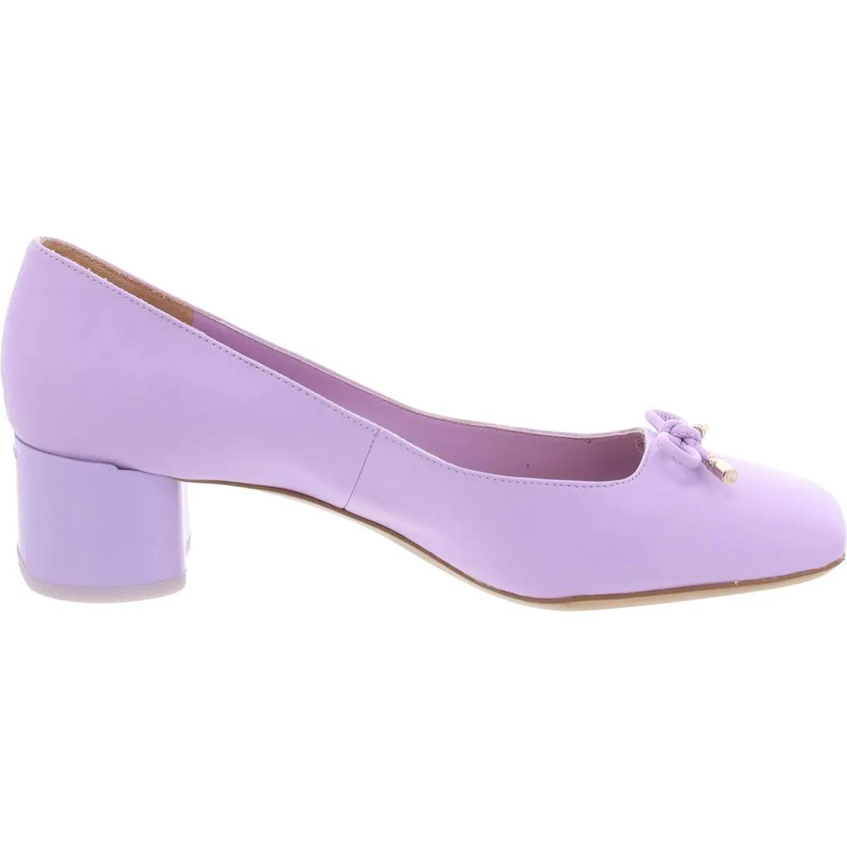Natalia Womens Bow Leather Pumps