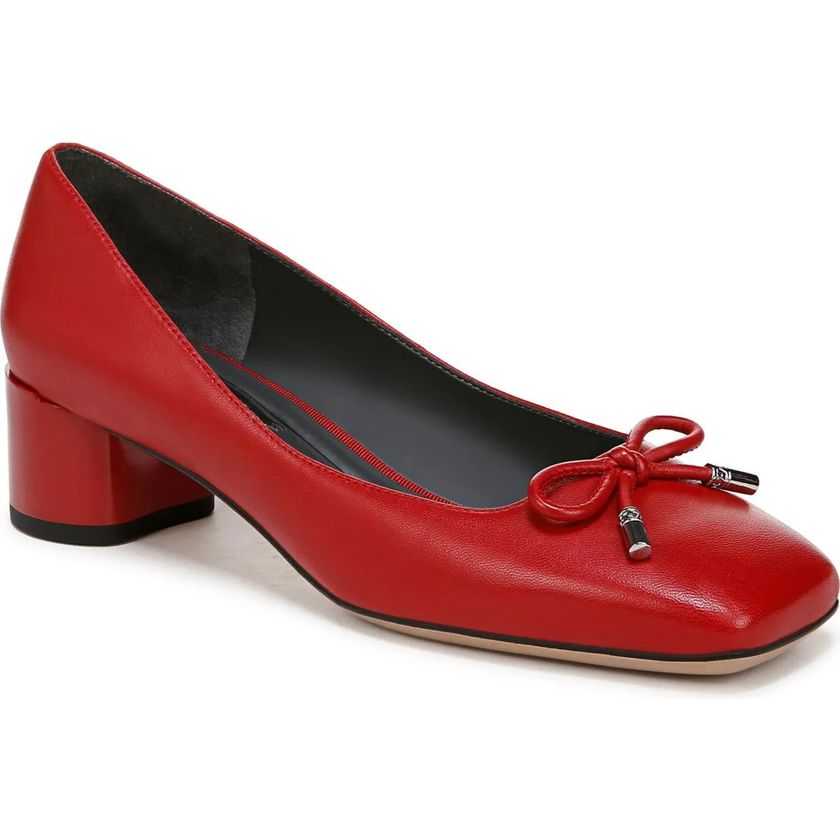 Natalia Womens Bow Leather Pumps