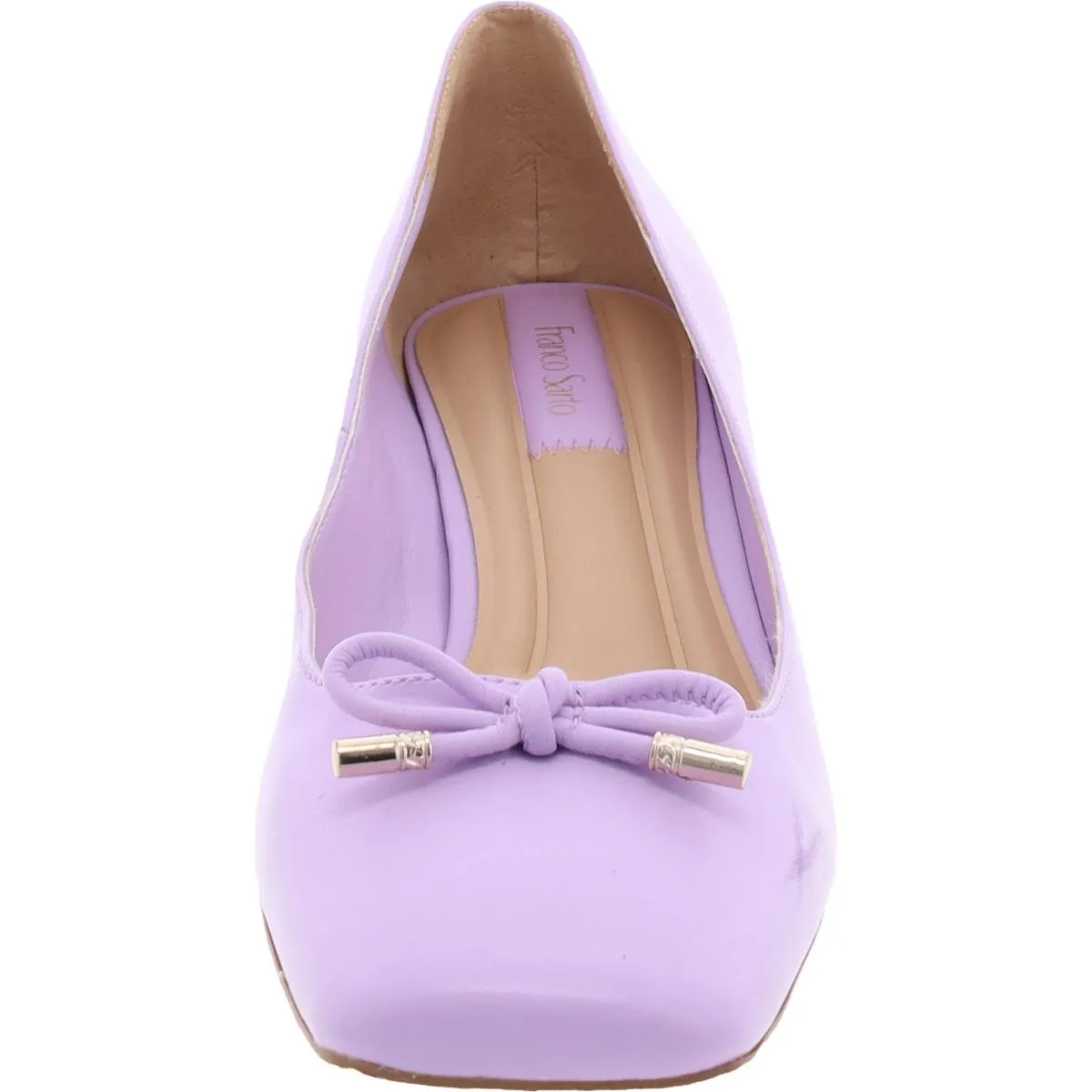 Natalia Womens Bow Leather Pumps