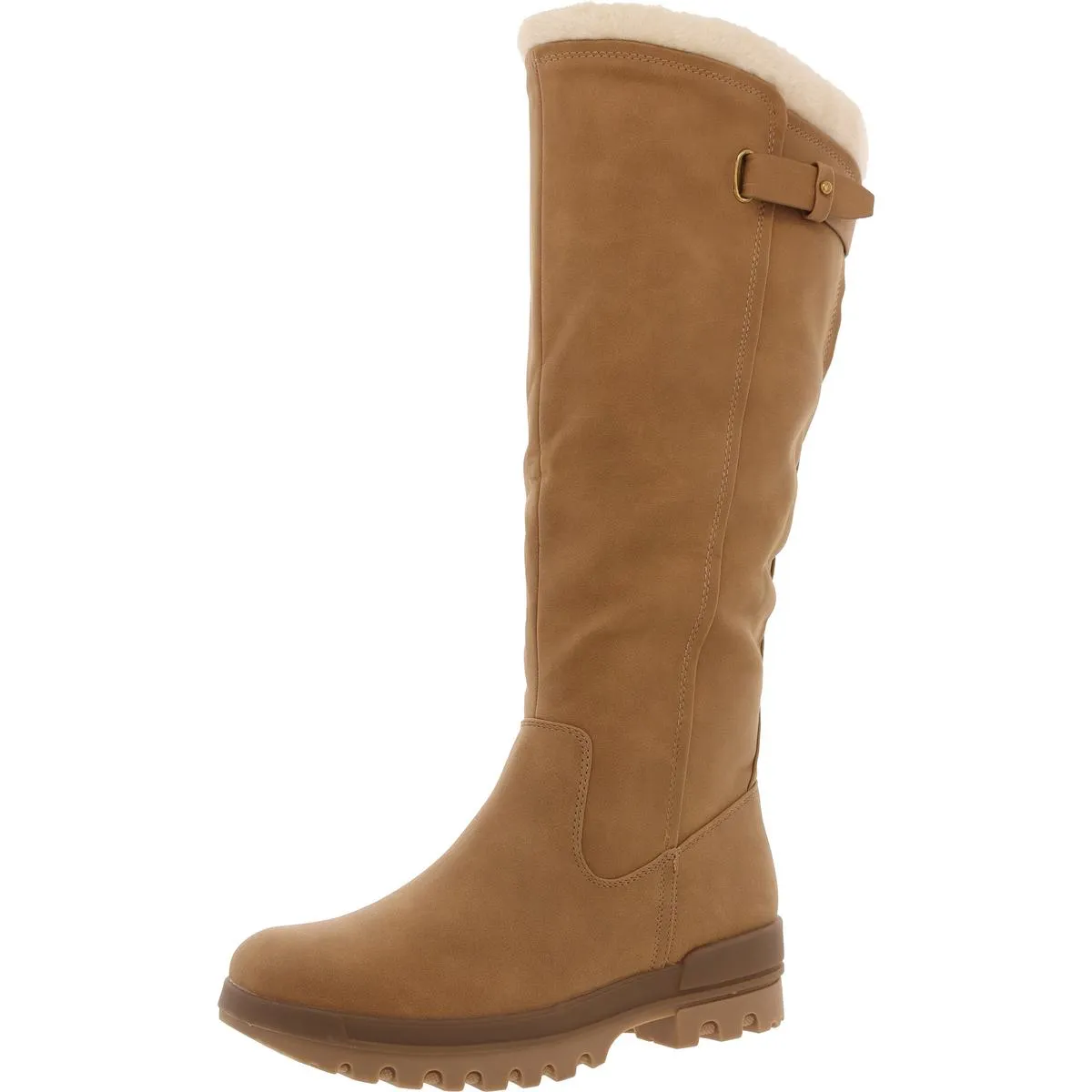 Nettie Womens Faux Fur Lined Faux Leather Winter & Snow Boots