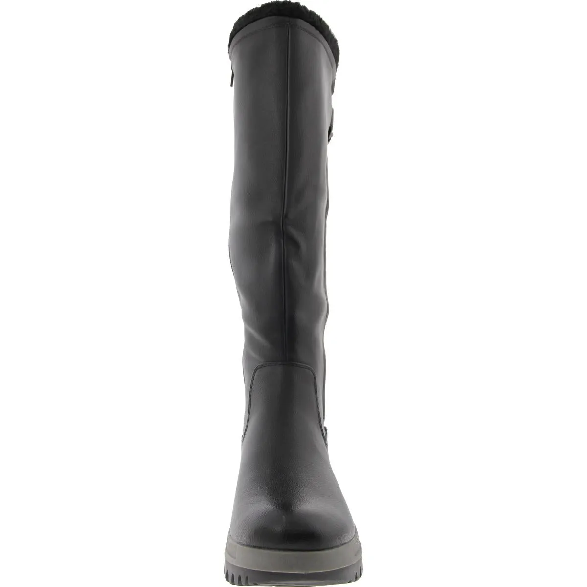 Nettie Womens Faux Fur Lined Faux Leather Winter & Snow Boots