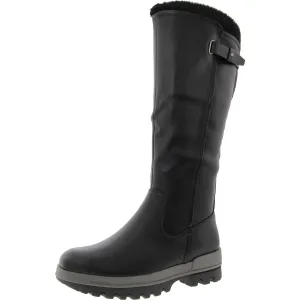 Nettie Womens Faux Fur Lined Faux Leather Winter & Snow Boots