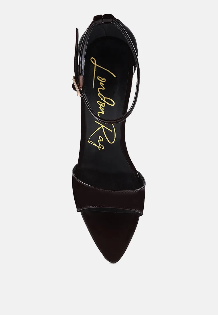 new flame ankle strap high heeled sandals