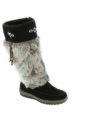Nika Womens Water Resistant Faux Fur Lined Knee-High Boots