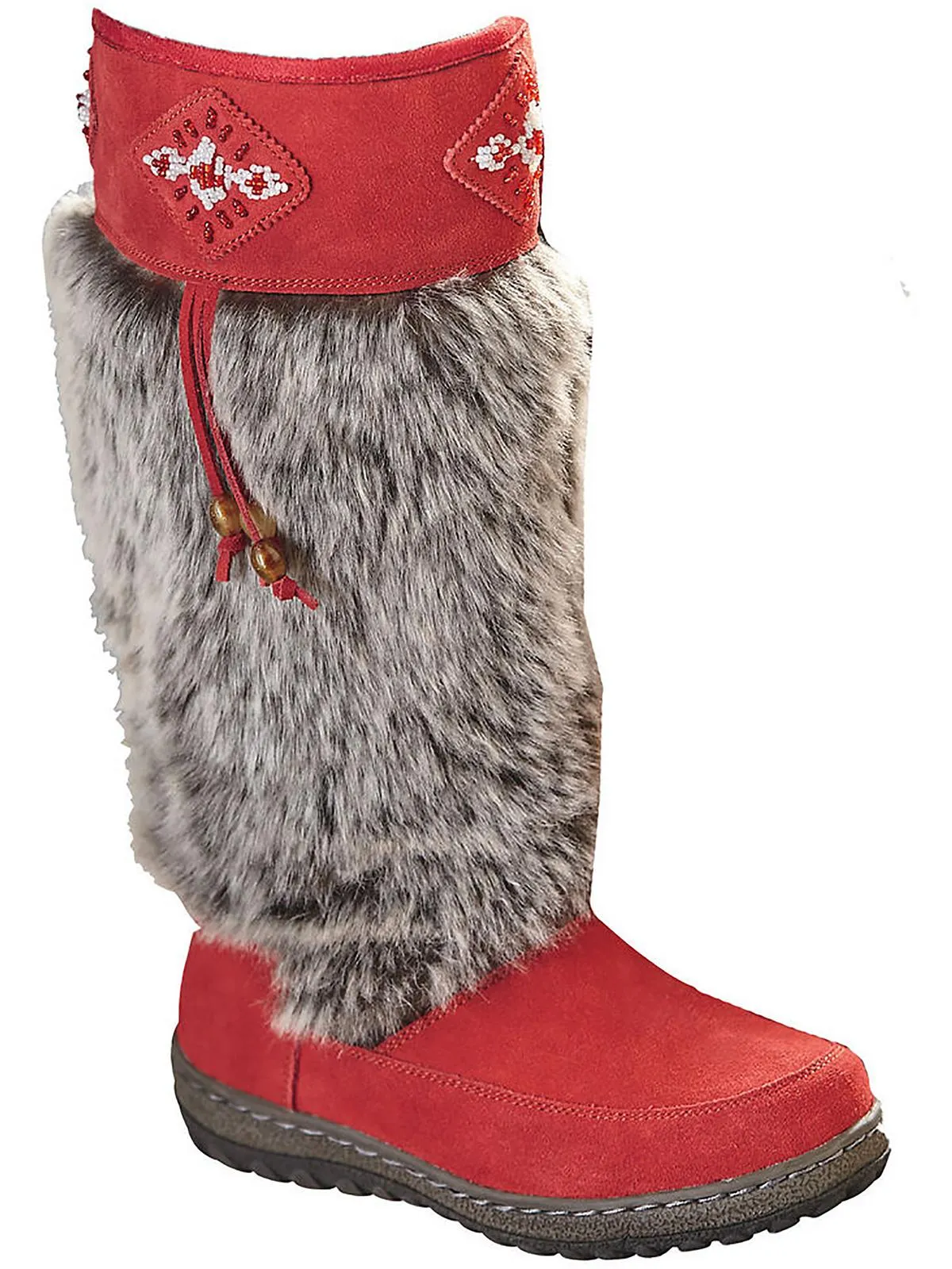 Nika Womens Water Resistant Faux Fur Lined Knee-High Boots