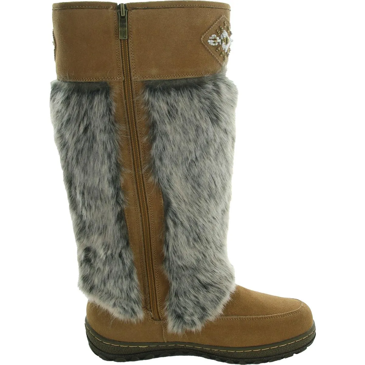 Nika Womens Water Resistant Faux Fur Lined Knee-High Boots