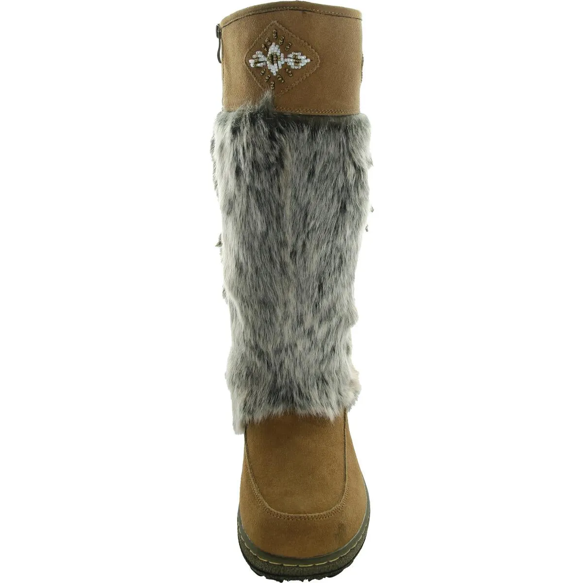 Nika Womens Water Resistant Faux Fur Lined Knee-High Boots