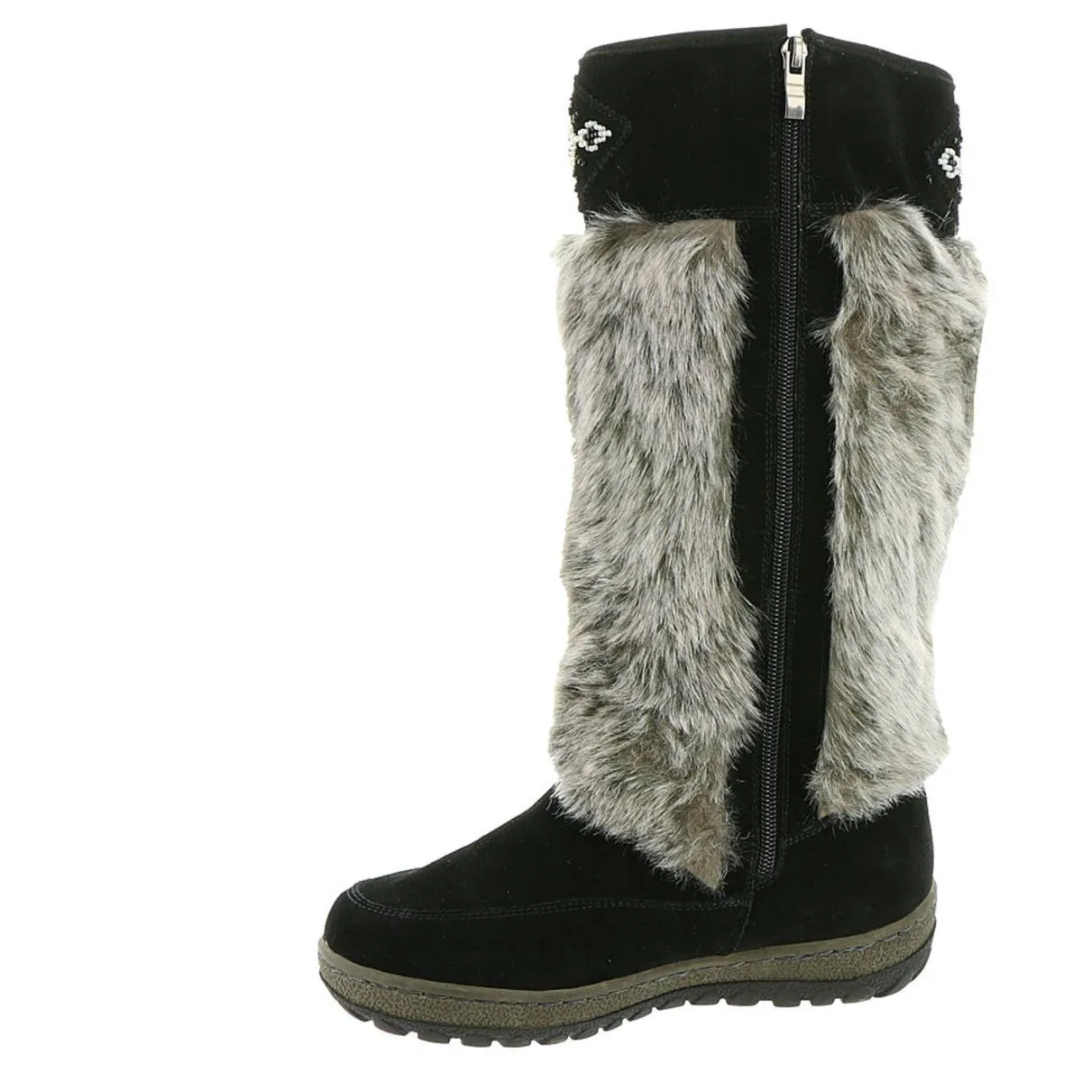 Nika Womens Water Resistant Faux Fur Lined Knee-High Boots