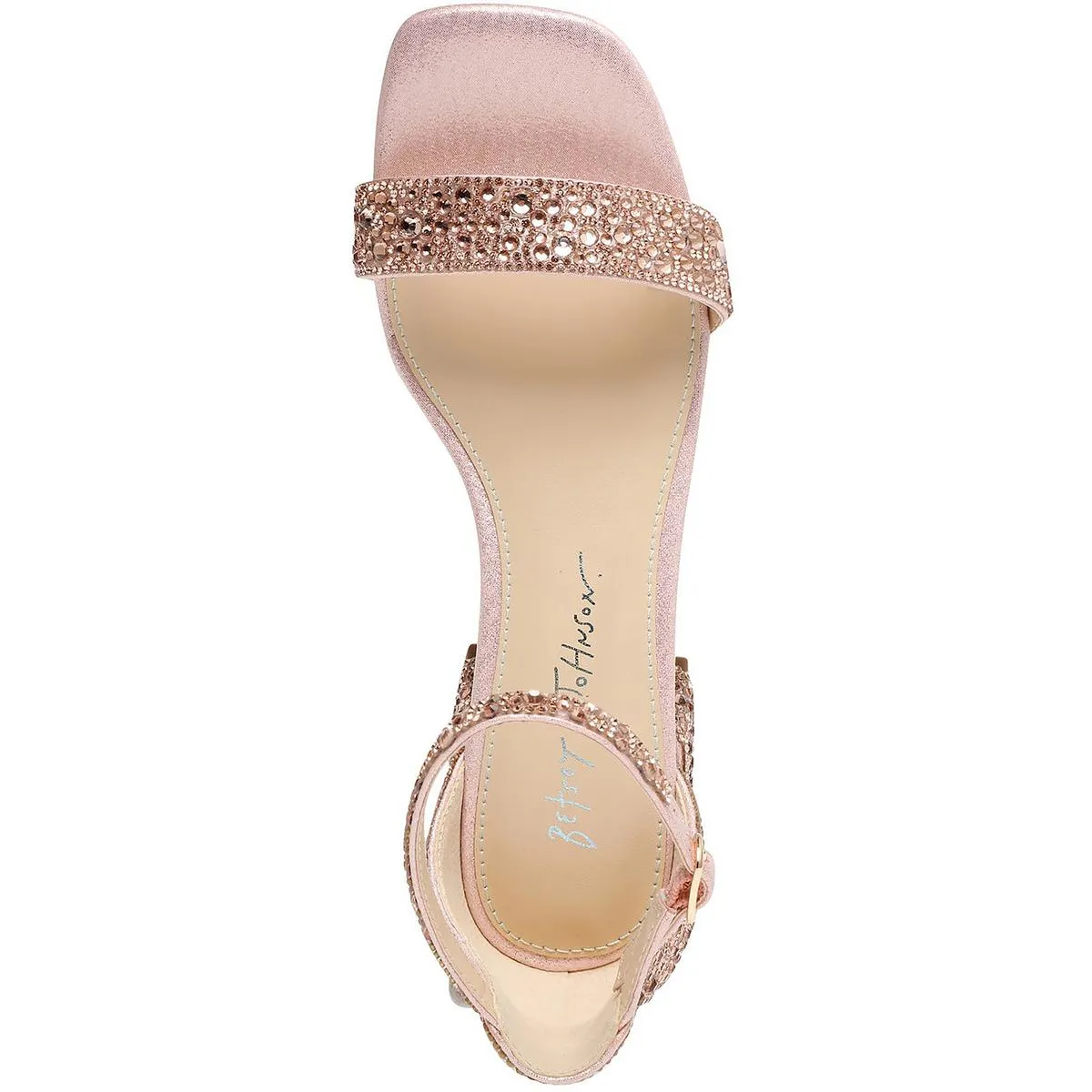 Noren Womens Glass Dressy Block Heel