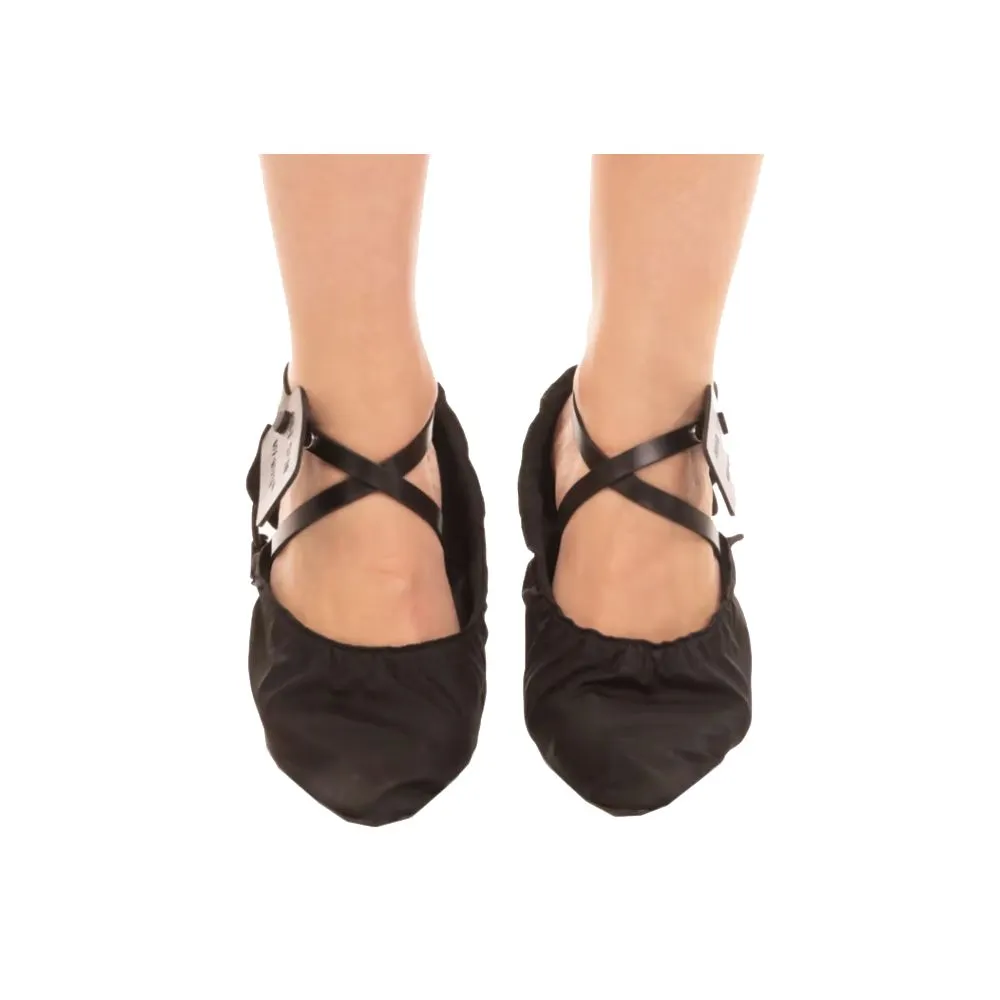 Off- Chic  Calfskin Pumps With Opaque Women's Heel