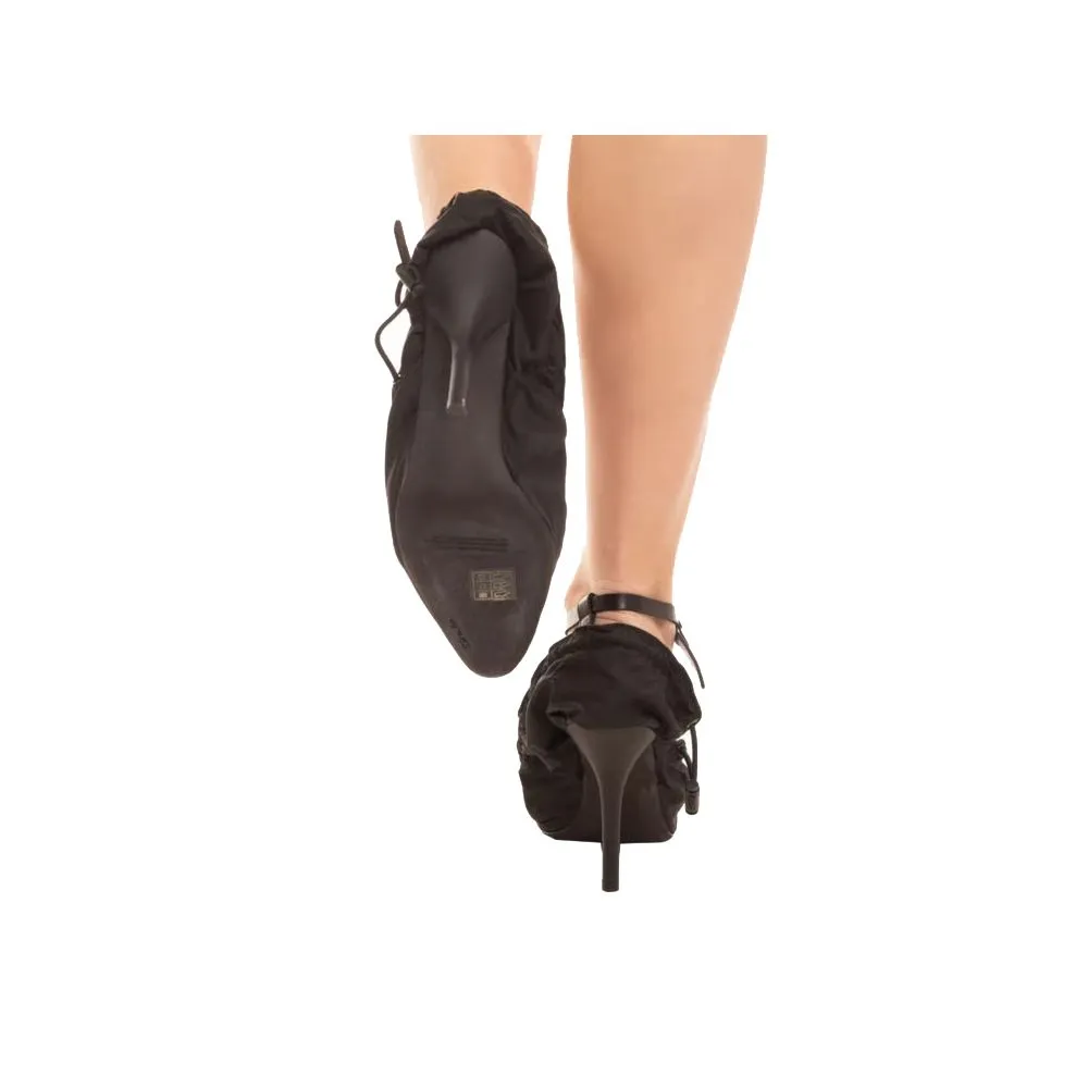 Off- Chic  Calfskin Pumps With Opaque Women's Heel
