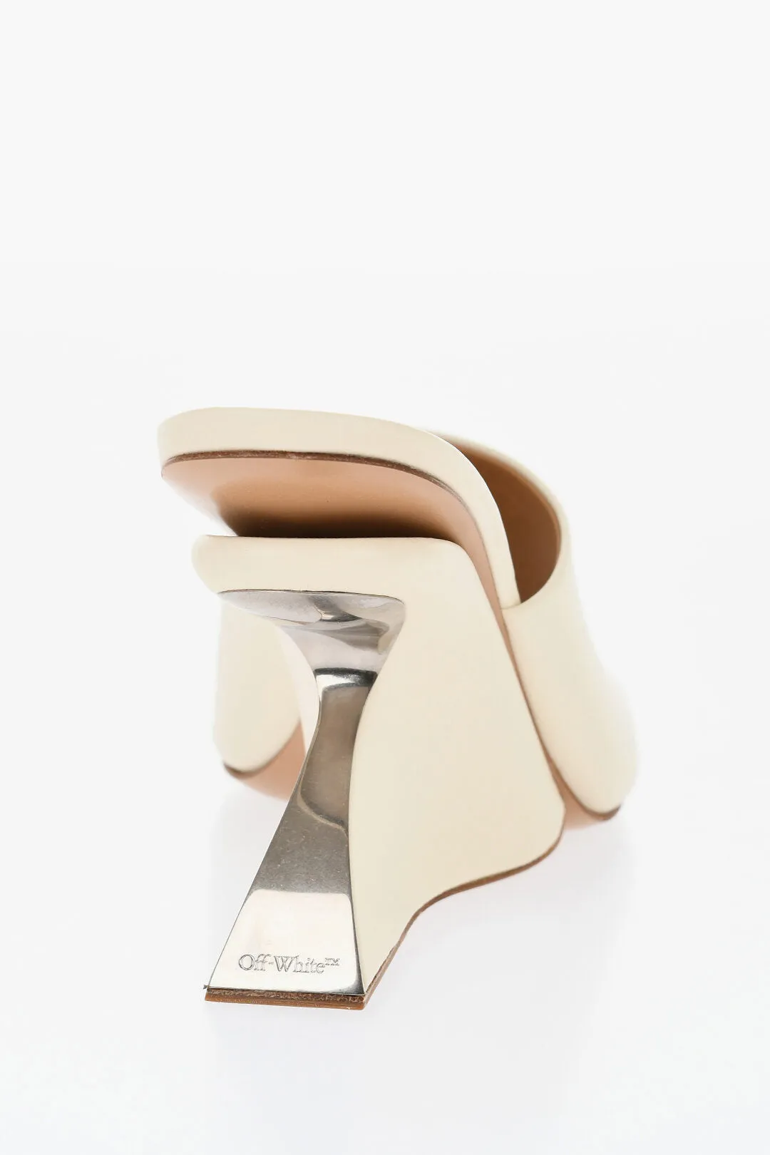 Off-White Open-Toe Jug Mules Wedge 10 Cm