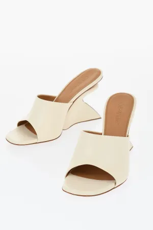 Off-White Open-Toe Jug Mules Wedge 10 Cm